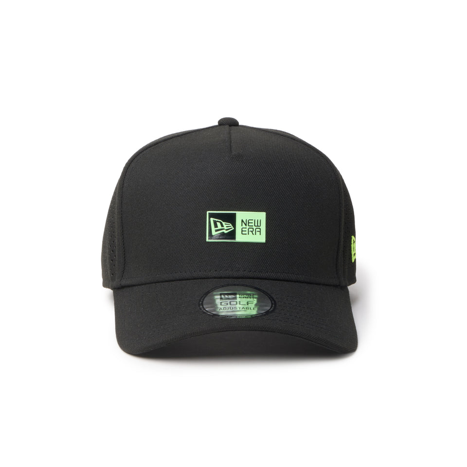 9FORTY A-Frame レーザーパーフォレーション Box Logo ボックスロゴ ブラック | ゴルフ | NEW ERA ニューエラ公式オンラインストア