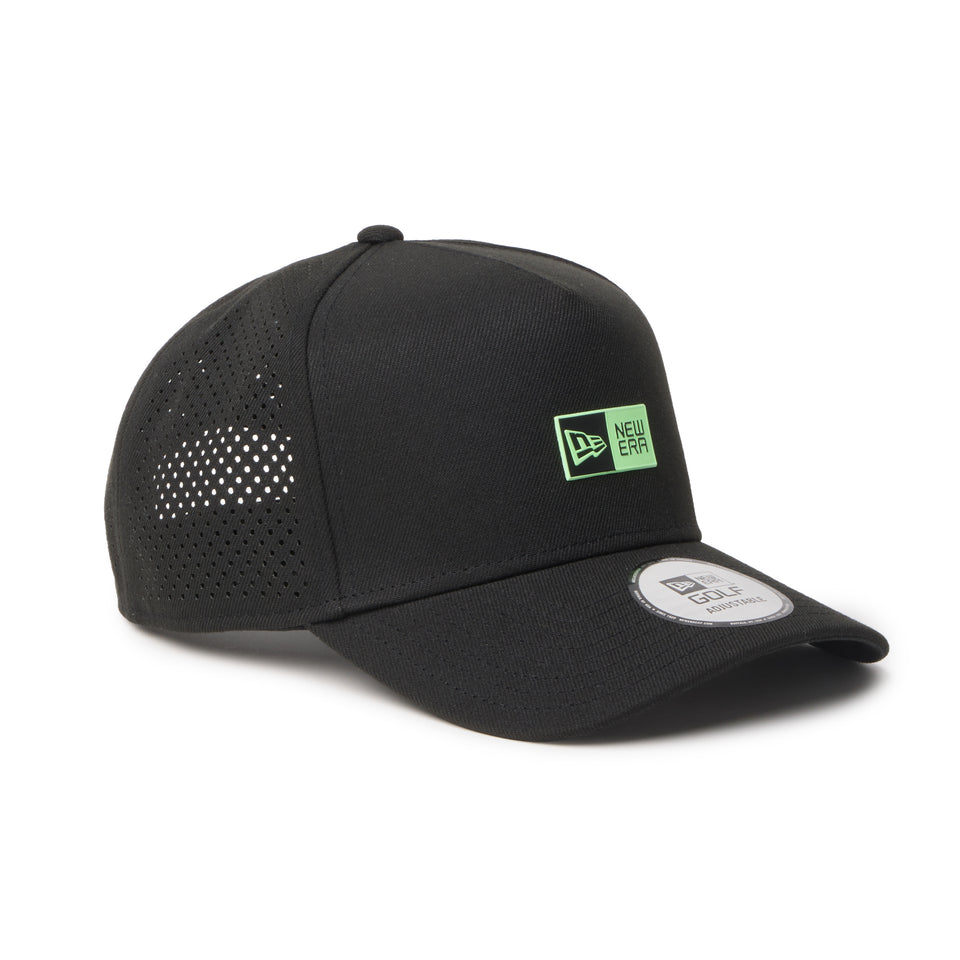 9FORTY A-Frame レーザーパーフォレーション Box Logo ボックスロゴ ブラック | ゴルフ | NEW ERA ニューエラ公式オンラインストア
