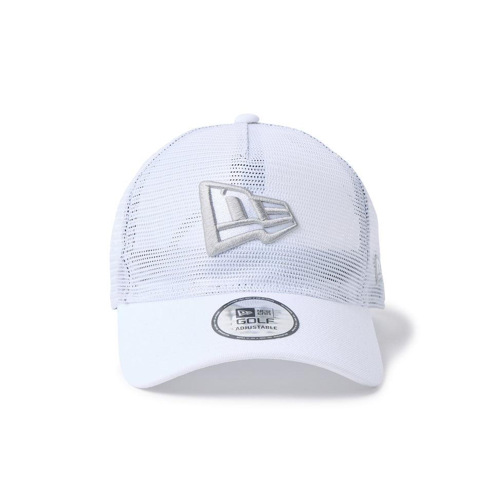 9FORTY A-Frame All Mesh フラッグロゴ ホワイト | ゴルフ | NEW ERA ニューエラ公式オンラインストア