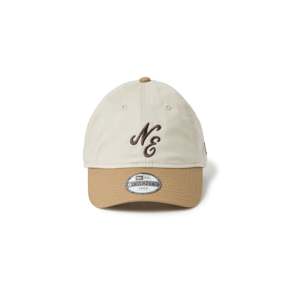 キッズ Child 9TWENTY 2-Tone クラシックロゴ ストーン/カーキ | NEW ERA ニューエラ公式オンラインストア