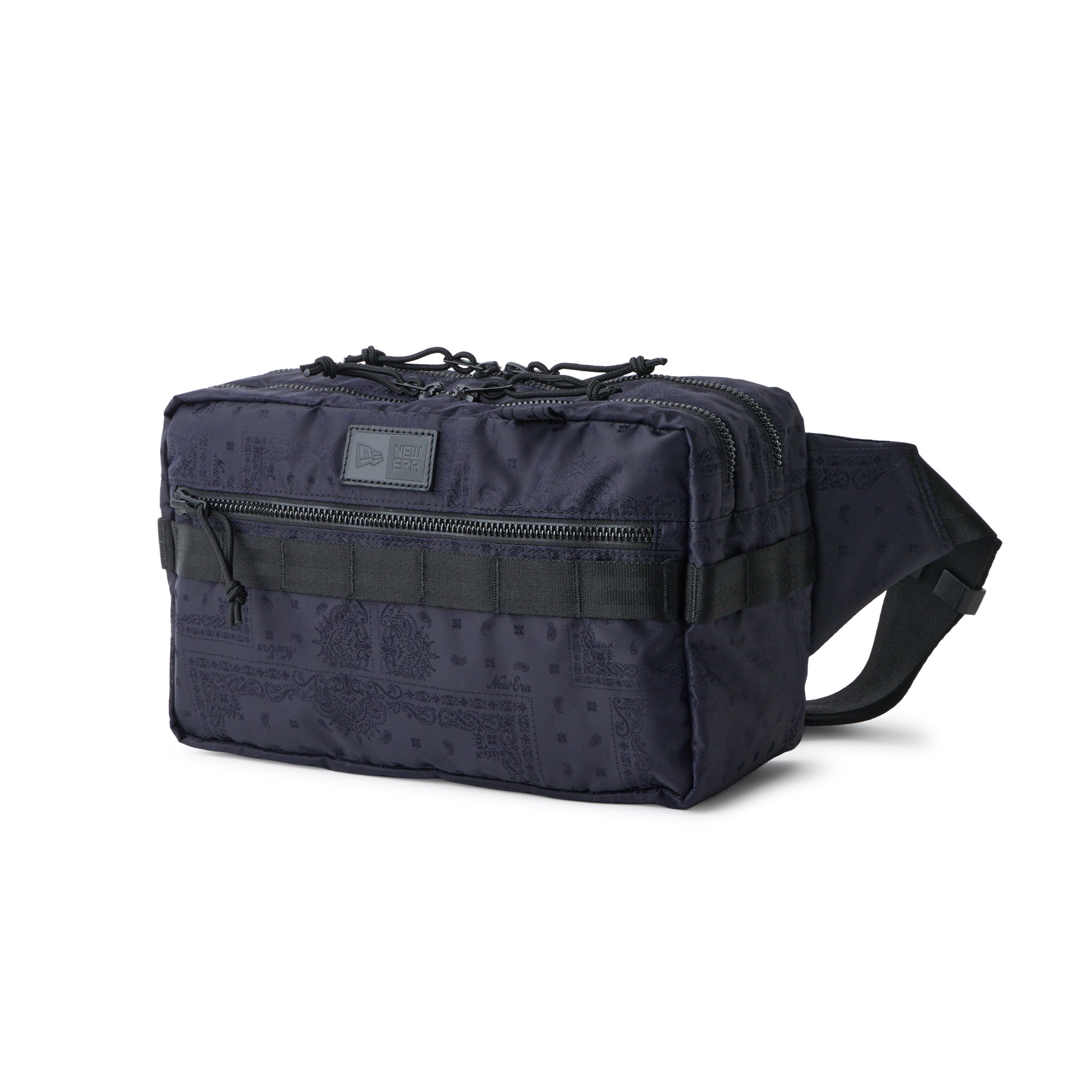 スクエア ウエストバッグ 7L ネイビーペイズリー | ニューエラ