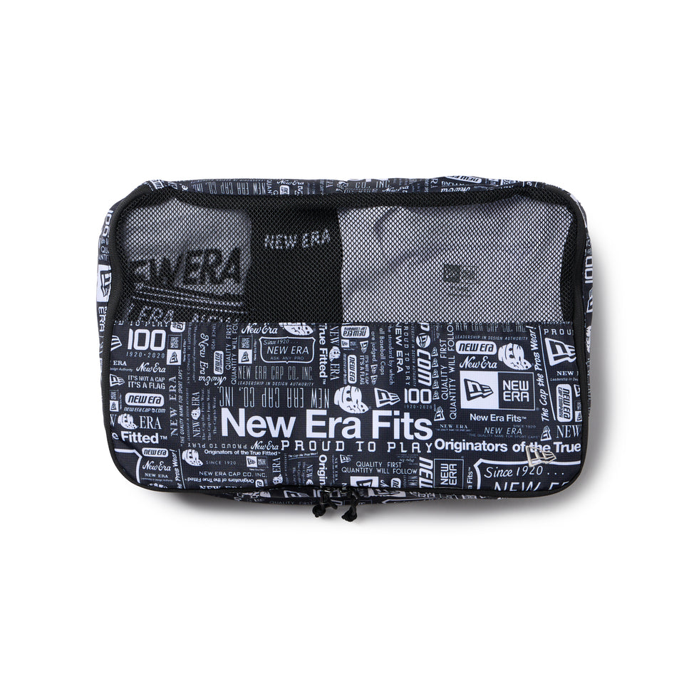 トラベルポーチ 衣類ポーチ L トラベルシリーズ アーカイブロゴ ブラック/ホワイト | NEW ERA ニューエラ公式オンラインストア