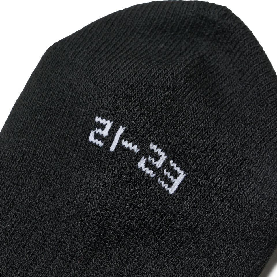 ソックス クルー 2ペア ライン フラッグロゴ エンブロイダリー ブラック ホワイトライン/グレーライン | NEW ERA ニューエラ公式オンラインストア