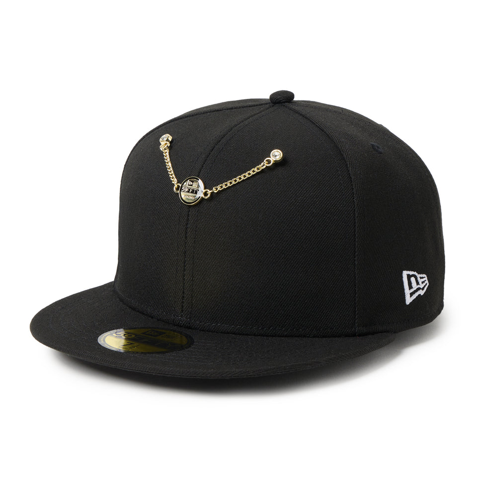 キャップアクセサリー チェーン 59FIFTY バイザーステッカー ゴールド/ブラック | NEW ERA ニューエラ公式オンラインストア