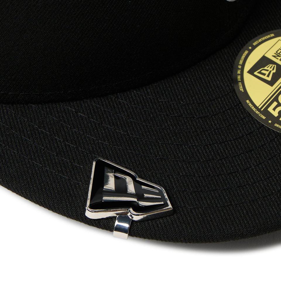 キャップアクセサリー バイザークリップ Cap Bite Flagロゴ シルバー/ブラック | NEW ERA ニューエラ公式オンラインストア