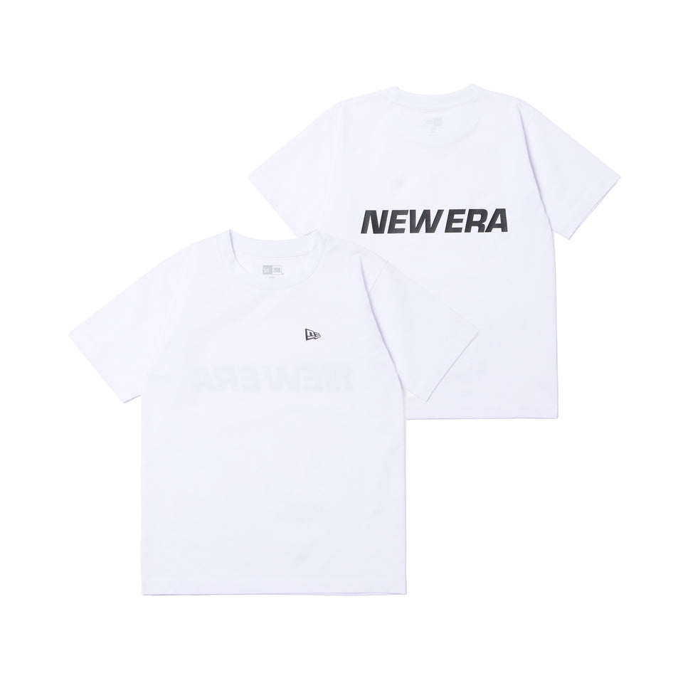 キッズ Youth 半袖 ユーティリティー Tシャツ Wordmark Logo ホワイト | アウトドア