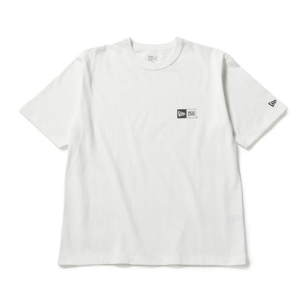 めぐ　新品　ebure オーガニックソフトコットン　Tシャツ　ホワイト 半袖 ウォッシュドコットン Tシャツ Box Logo オフホワイト