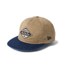 RC 9FIFTY A-Frame Flat Visor コットン Diamond Logo カーキ/インディゴデニム｜アウトドア | NEW ERA ニューエラ公式オンラインストア