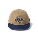 RC 9FIFTY A-Frame Flat Visor コットン Diamond Logo カーキ/インディゴデニム｜アウトドア | NEW ERA ニューエラ公式オンラインストア