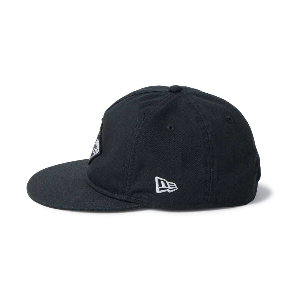 RC 9FIFTY A-Frame Flat Visor コットン Diamond Logo ブラック｜アウトドア | NEW ERA ニューエラ公式オンラインストア