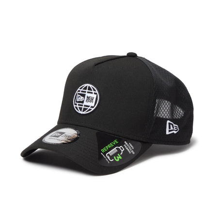 エバーグリーン new era インスピラーレ　ブラック　メッシュキャップ 9FORTY A-Frame トラッカー Repreve® ニュートラッカーメッシュ