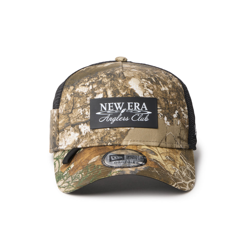 9FORTY A-Frame トラッカー ループ　Angler's Club Ripple Logo リアルツリーカモ | アウトドア | NEW ERA ニューエラ公式オンラインストア