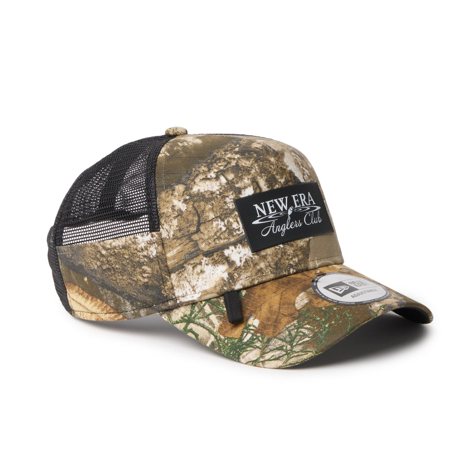 9FORTY A-Frame トラッカー ループ　Angler's Club Ripple Logo リアルツリーカモ | アウトドア | NEW ERA ニューエラ公式オンラインストア