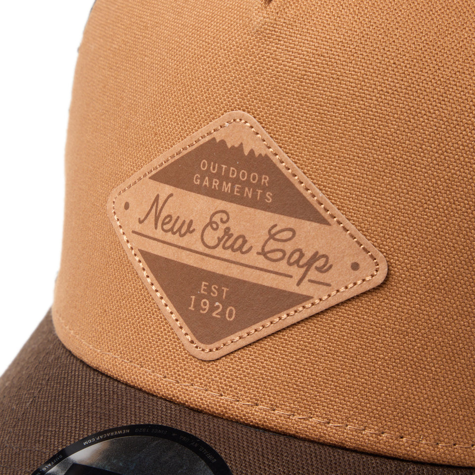 9FORTY A-Frame トラッカー Duck Canvas ライトブロンズ/ウォルナット | アウトドア | NEW ERA ニューエラ公式オンラインストア