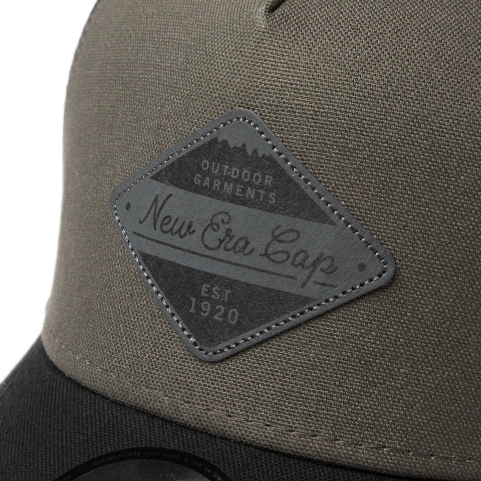 9FORTY A-Frame トラッカー Duck Canvas ダークモス/ブラック | アウトドア | NEW ERA ニューエラ公式オンラインストア