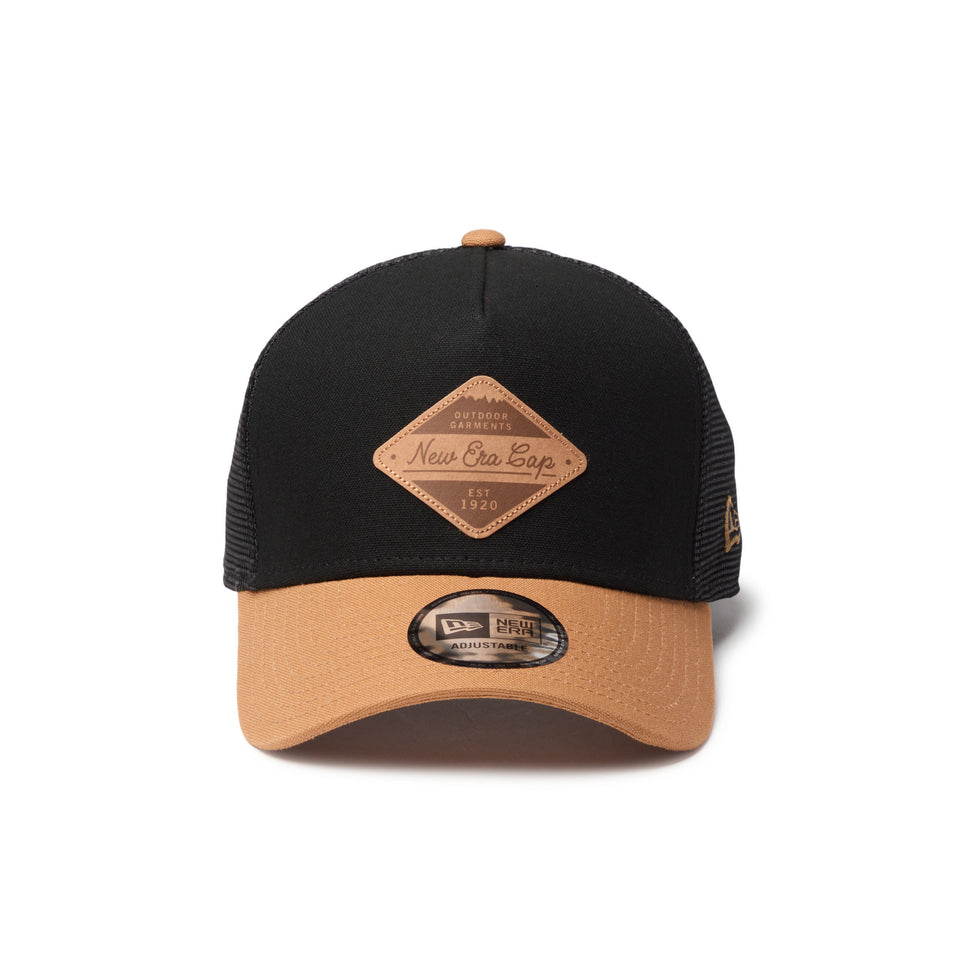 9FORTY A-Frame トラッカー Duck Canvas ブラック/ライトブロンズ | アウトドア | NEW ERA ニューエラ公式オンラインストア