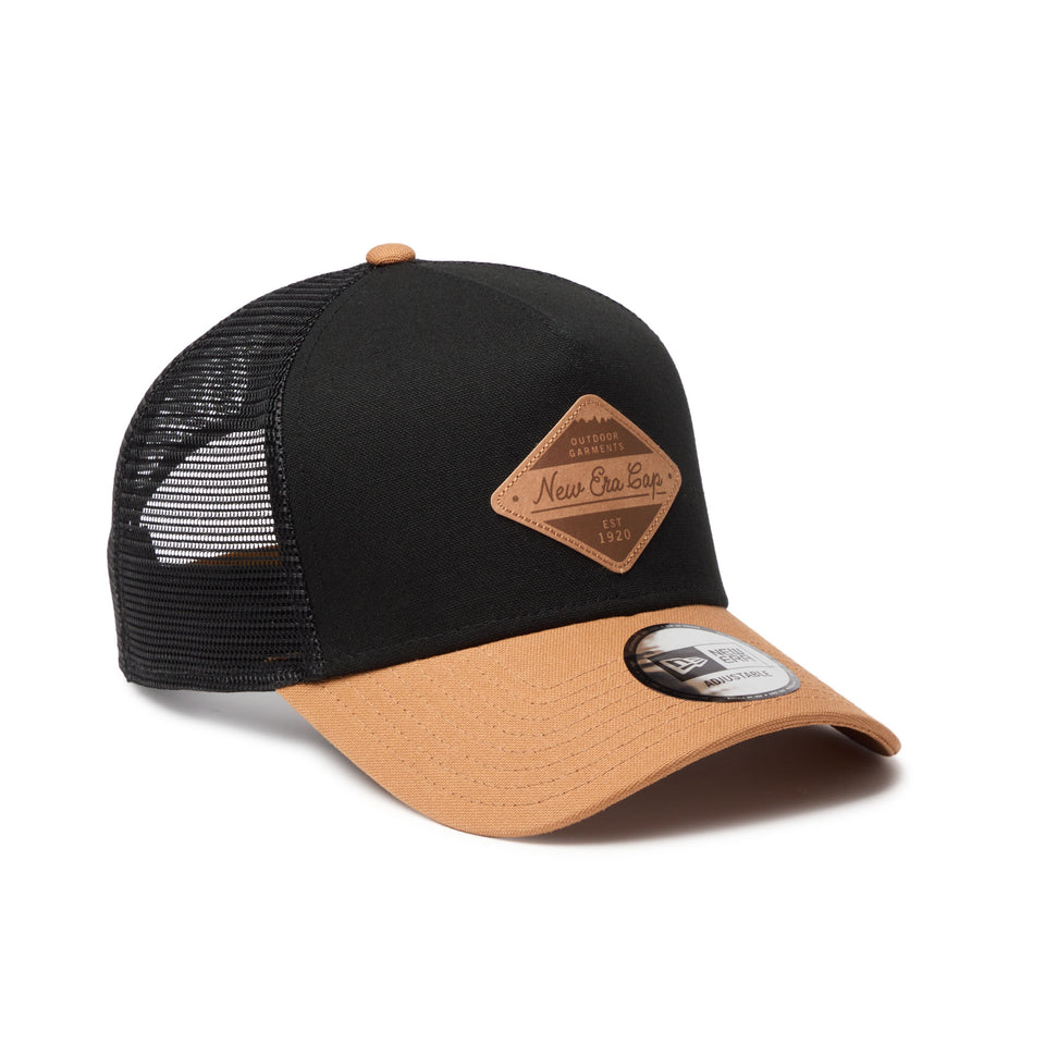 9FORTY A-Frame トラッカー Duck Canvas ブラック/ライトブロンズ | アウトドア | NEW ERA ニューエラ公式オンラインストア