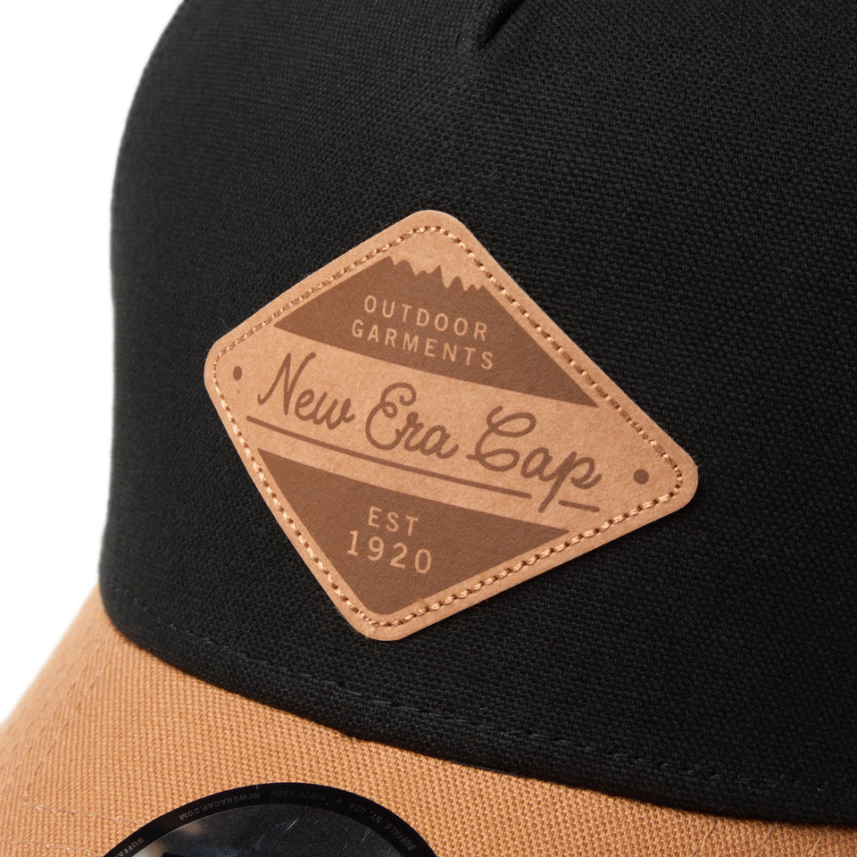 9FORTY A-Frame トラッカー Duck Canvas ブラック/ライトブロンズ | アウトドア | NEW ERA ニューエラ公式オンラインストア