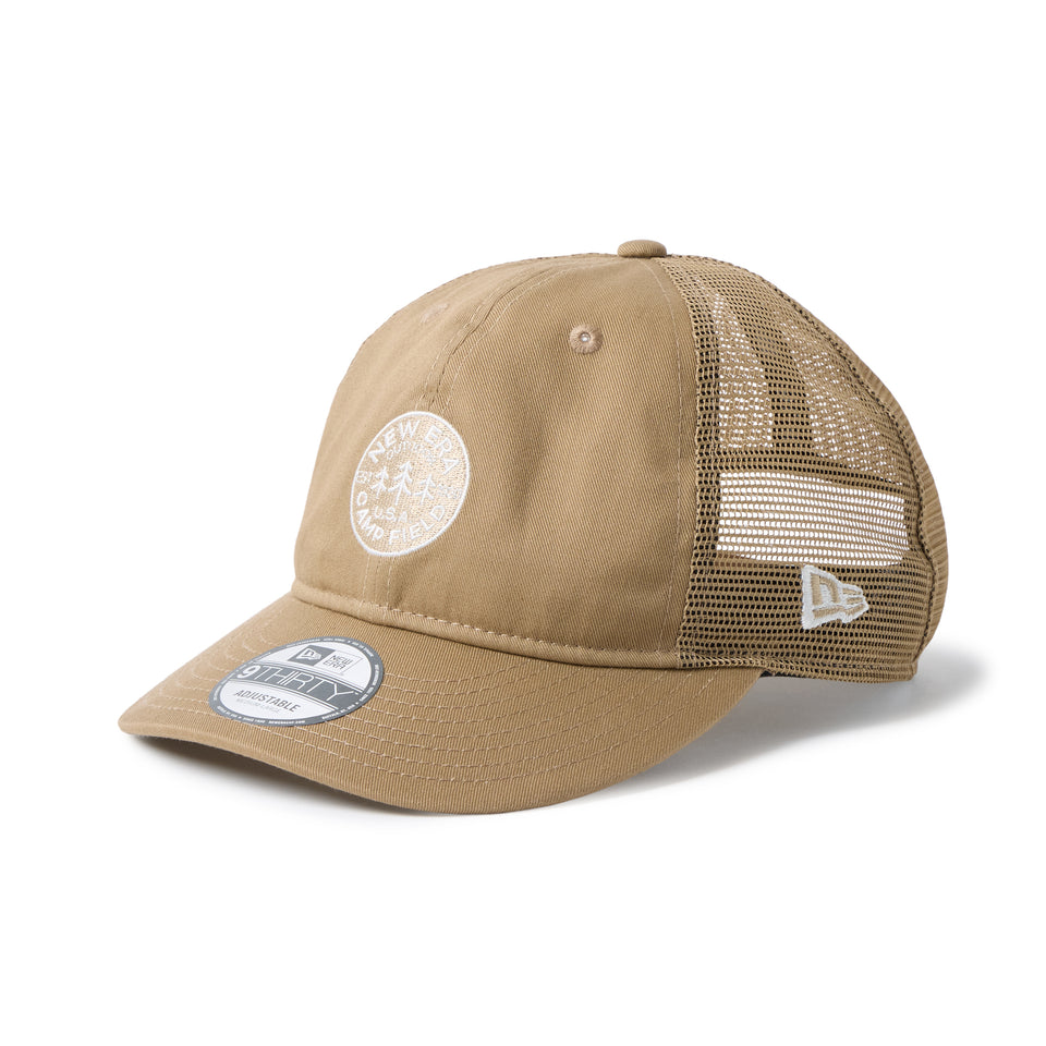 9THIRTY トラッカー Circle Logo カーキ｜アウトドア | NEW ERA ニューエラ公式オンラインストア
