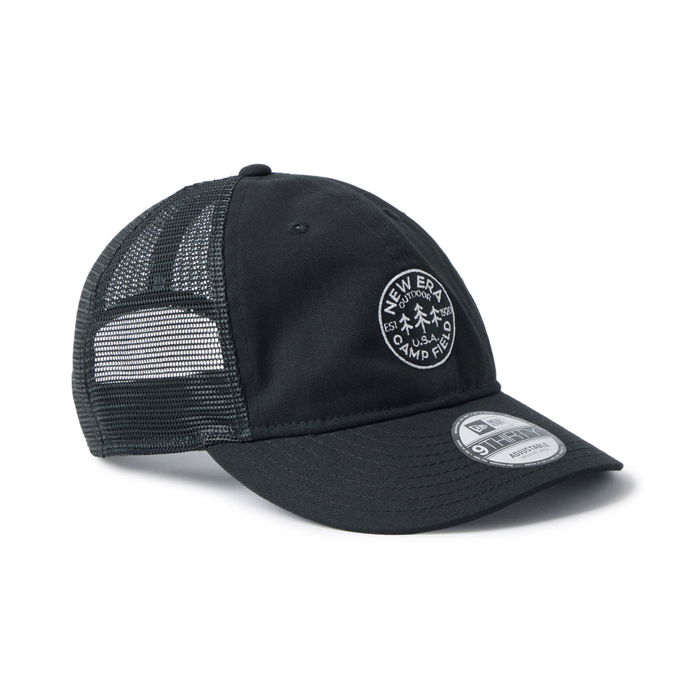 9THIRTY トラッカー Circle Logo ブラック｜アウトドア | NEW ERA ニューエラ公式オンラインストア