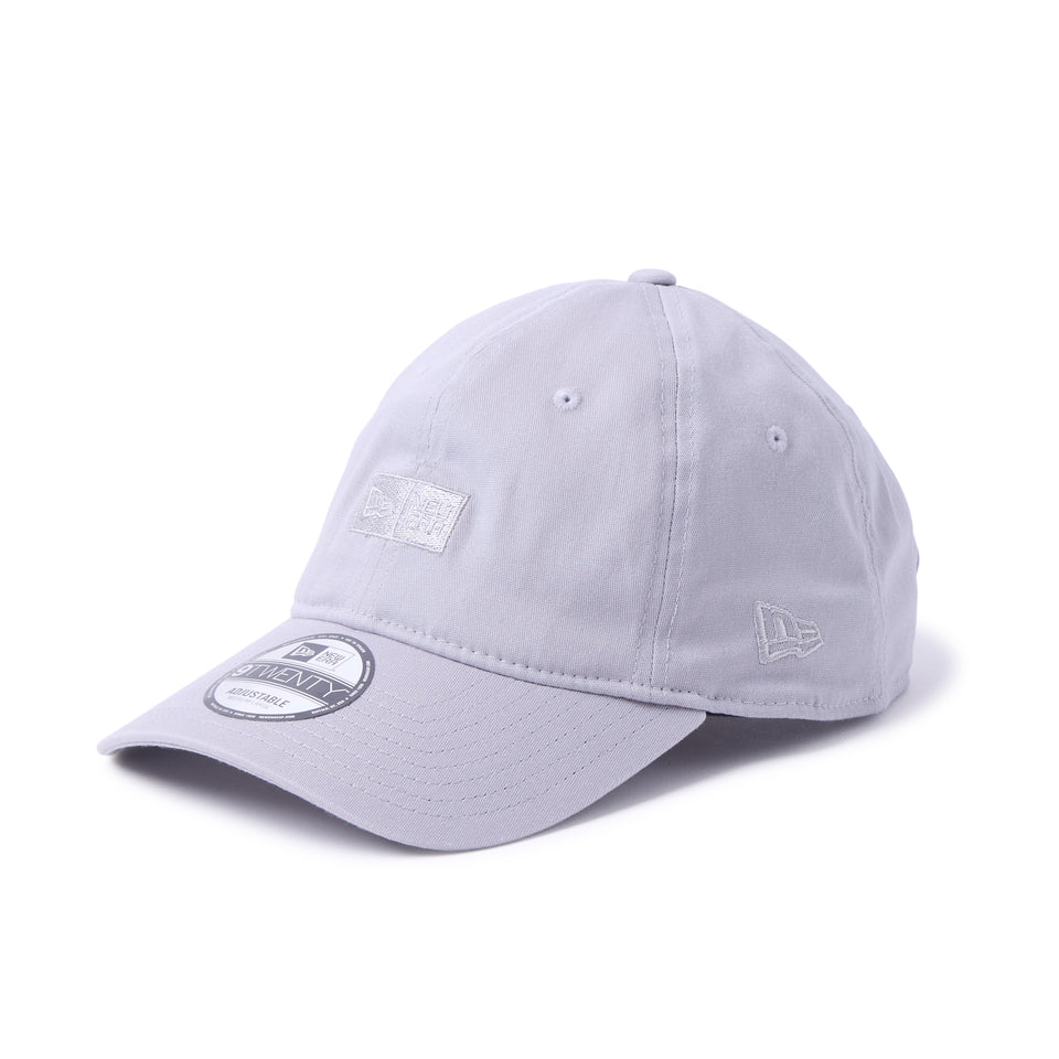 9TWENTY ストレッチコットン Box Logo グレー | アウトドア | NEW ERA ニューエラ公式オンラインストア