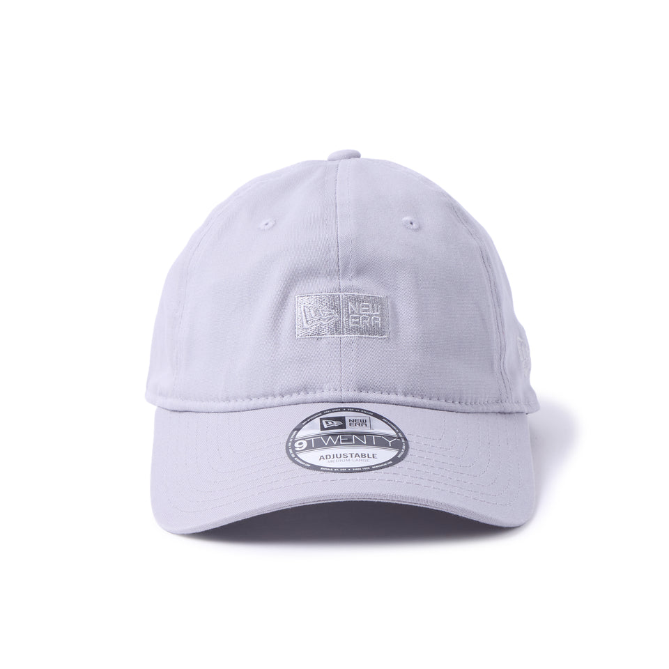 9TWENTY ストレッチコットン Box Logo グレー | アウトドア | NEW ERA ニューエラ公式オンラインストア
