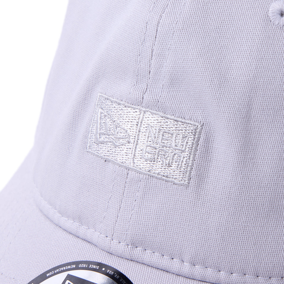 9TWENTY ストレッチコットン Box Logo グレー | アウトドア | NEW ERA ニューエラ公式オンラインストア
