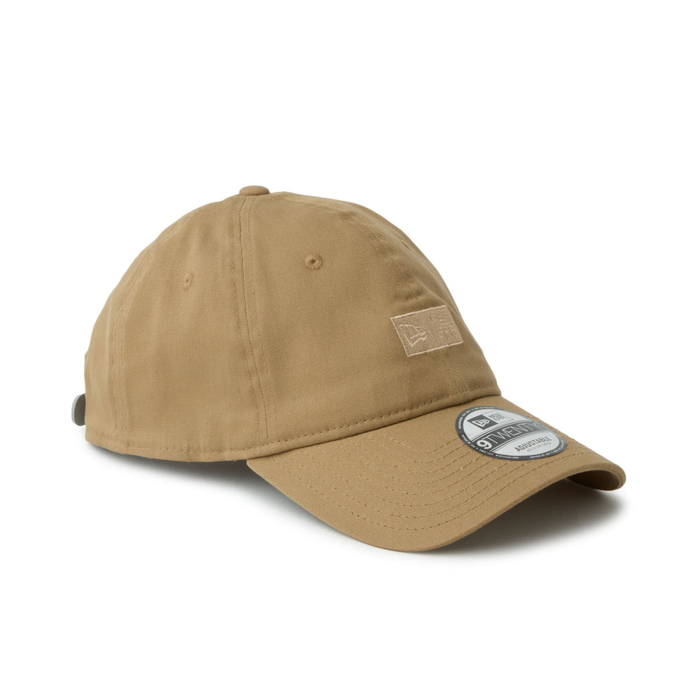 9TWENTY ストレッチコットン Box Logo カーキ | アウトドア | NEW ERA ニューエラ公式オンラインストア