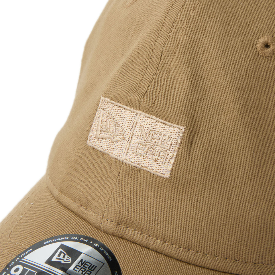 9TWENTY ストレッチコットン Box Logo カーキ | アウトドア | NEW ERA ニューエラ公式オンラインストア