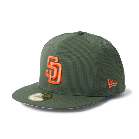 59FIFTY Tech Air Dot Air サンディエゴ・パドレス ダークグリーン