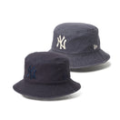 バケット01 リバーシブル MLB Bucket Hat ニューヨーク・ヤンキース ネイビー/ダークグラファイト