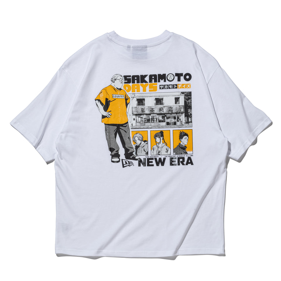 半袖 オーバーサイズド コットン Tシャツ SAKAMOTO DAYS ホワイト