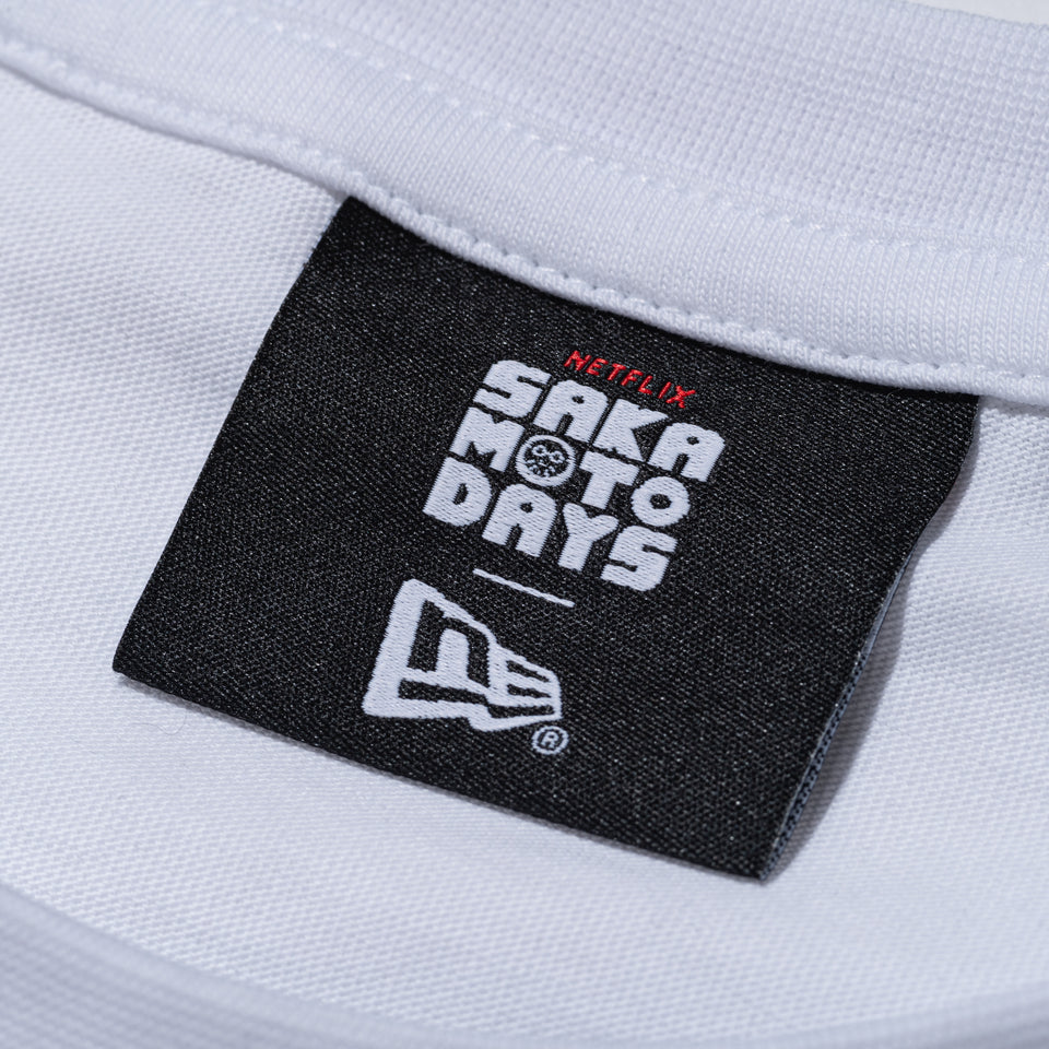 半袖 オーバーサイズド コットン Tシャツ SAKAMOTO DAYS ホワイト