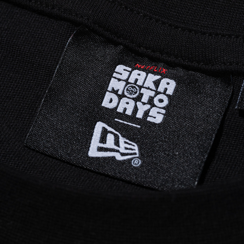 半袖 オーバーサイズド コットン Tシャツ SAKAMOTO DAYS ブラック