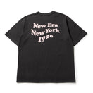半袖 ウォッシュド コットン Tシャツ Wave Logo スミクロ | NEW ERA ニューエラ公式オンラインストア