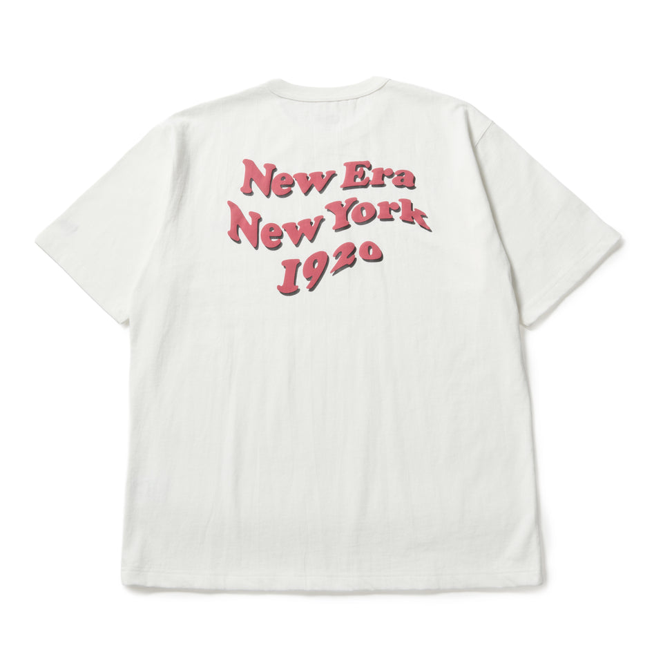半袖 ウォッシュド コットン Tシャツ Wave Logo オフホワイト | NEW ERA ニューエラ公式オンラインストア