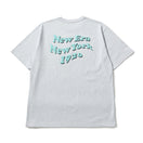 半袖 ウォッシュド コットン Tシャツ Wave Logo アッシュグレー | NEW ERA ニューエラ公式オンラインストア