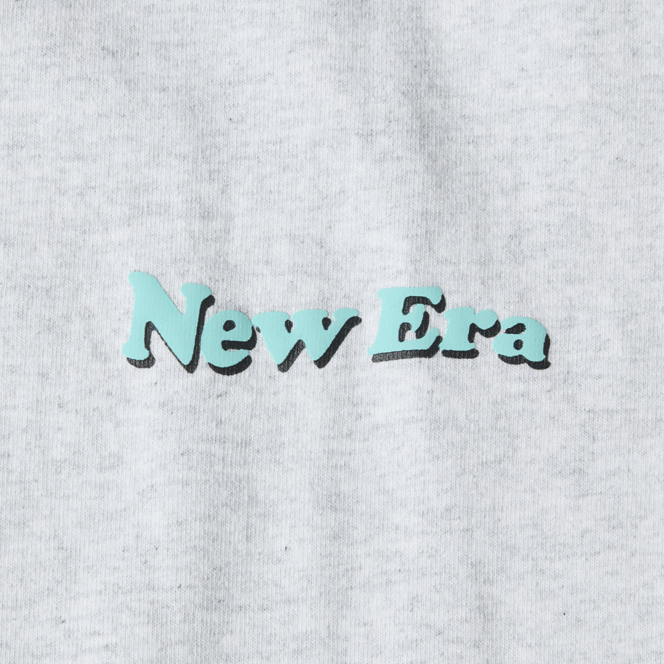 半袖 ウォッシュド コットン Tシャツ Wave Logo アッシュグレー | NEW ERA ニューエラ公式オンラインストア