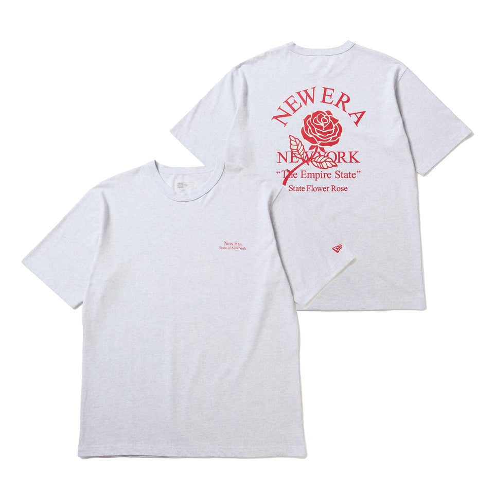 半袖 ウォッシュドコットン Tシャツ State Flower アッシュグレー | NEW ERA ニューエラ公式オンラインストア