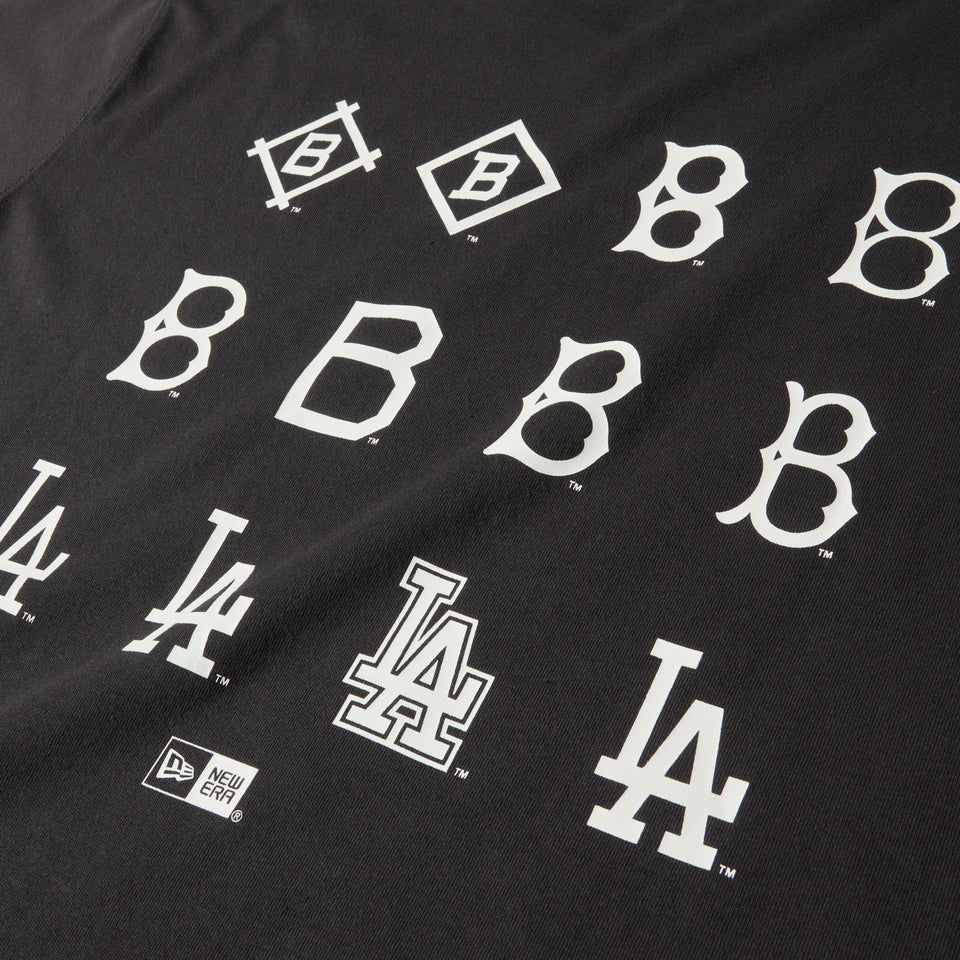 半袖 ウォッシュド コットン Tシャツ クーパーズタウン ロサンゼルス・ドジャース スミクロ | NEW ERA ニューエラ公式オンラインストア