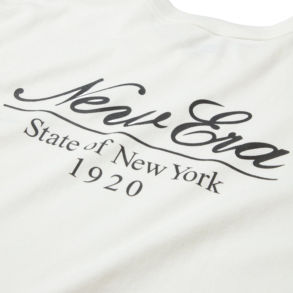 半袖 ウォッシュド コットン Tシャツ Classic Script Logo オフホワイト | NEW ERA ニューエラ公式オンラインストア