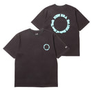 半袖 ウォッシュド コットン Tシャツ Circle Logo スミクロ