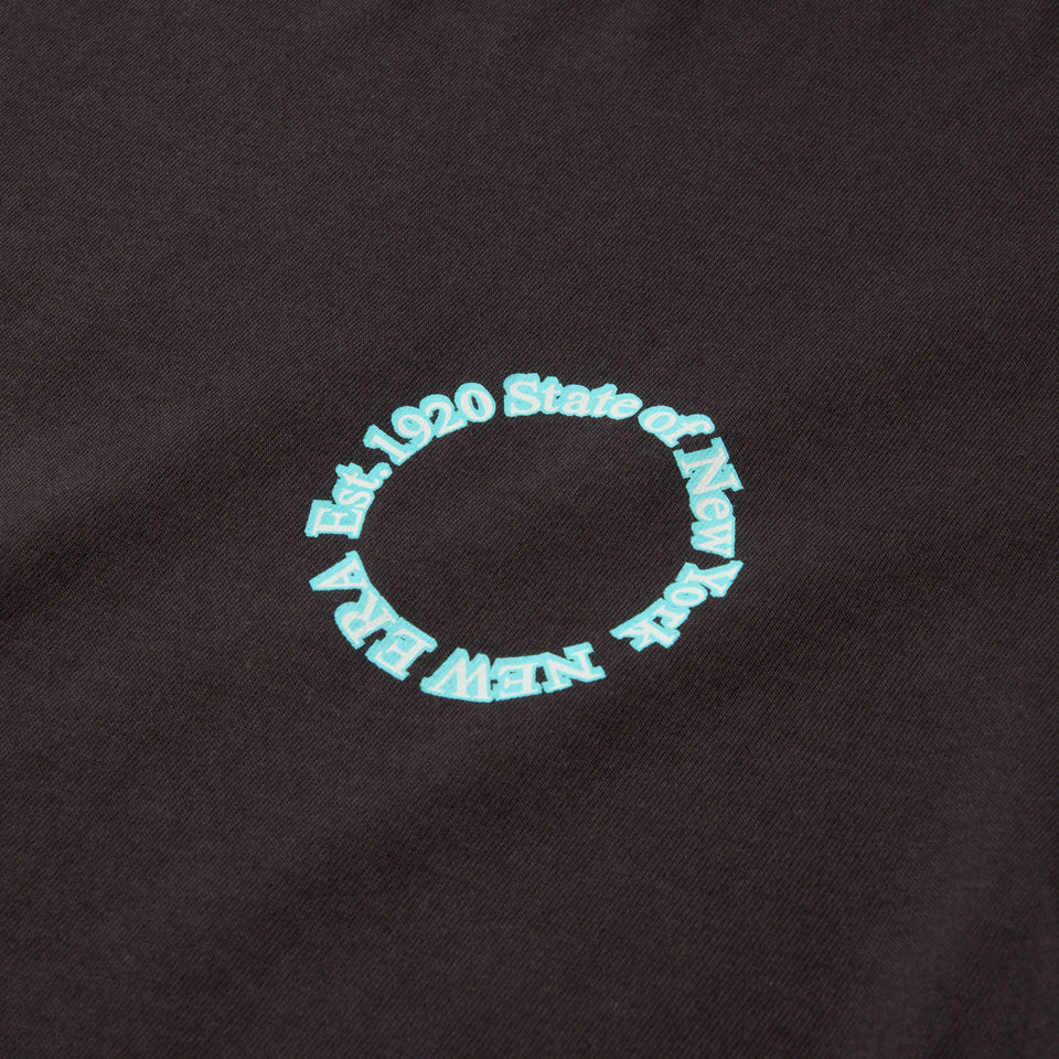 半袖 ウォッシュド コットン Tシャツ Circle Logo スミクロ | NEW ERA ニューエラ公式オンラインストア