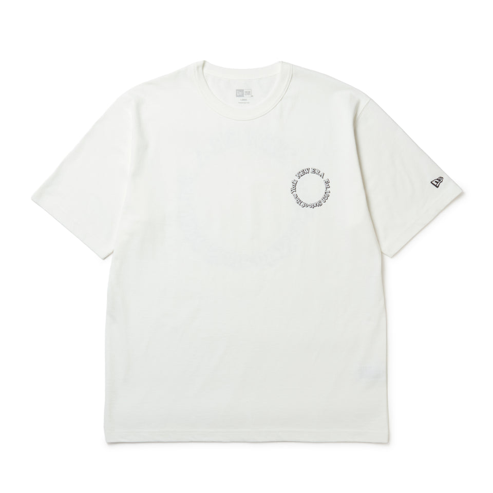 半袖 ウォッシュド コットン Tシャツ Circle Logo オフホワイト | NEW ERA ニューエラ公式オンラインストア