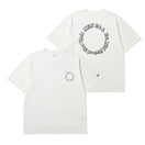 半袖 ウォッシュド コットン Tシャツ Circle Logo オフホワイト