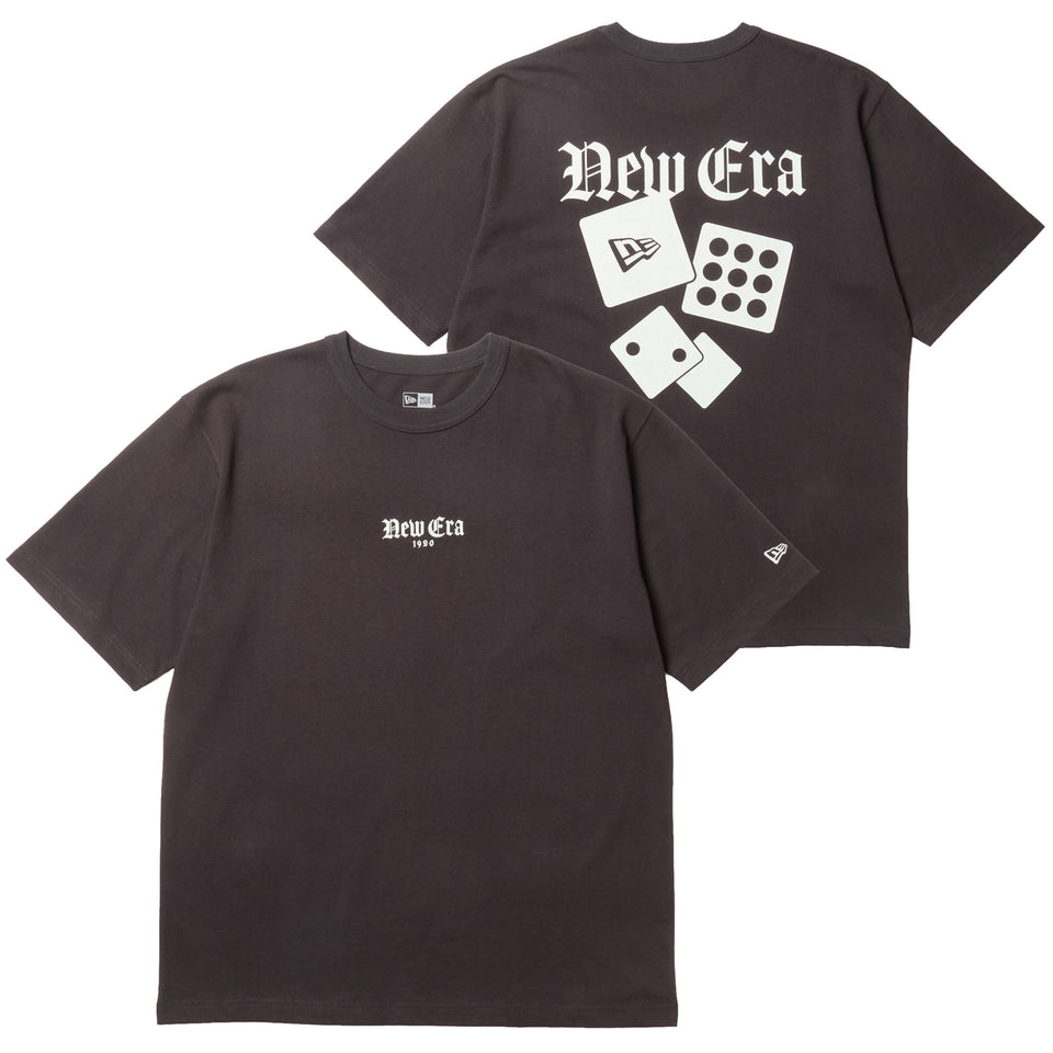 半袖 ウォッシュド コットン Tシャツ 1920 Dice スミクロ | ニューエラ