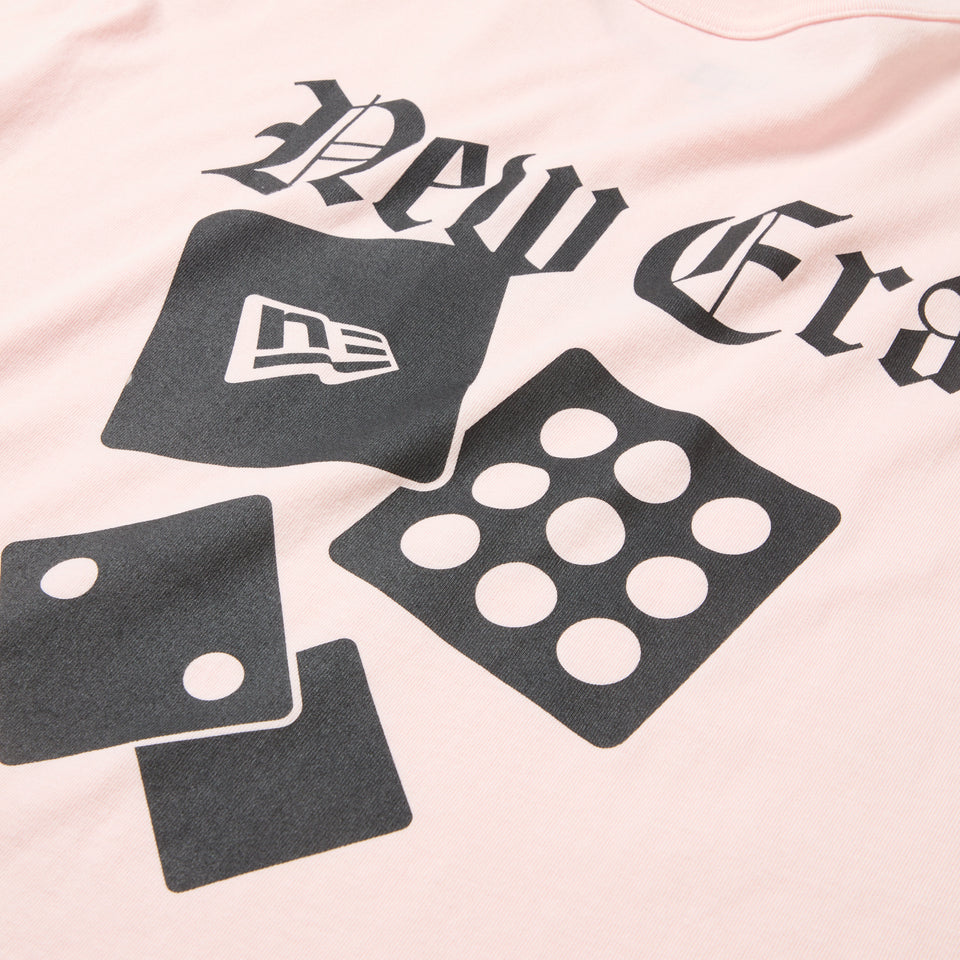 半袖 ウォッシュド コットン Tシャツ 1920 Dice ピンク | NEW ERA ニューエラ公式オンラインストア
