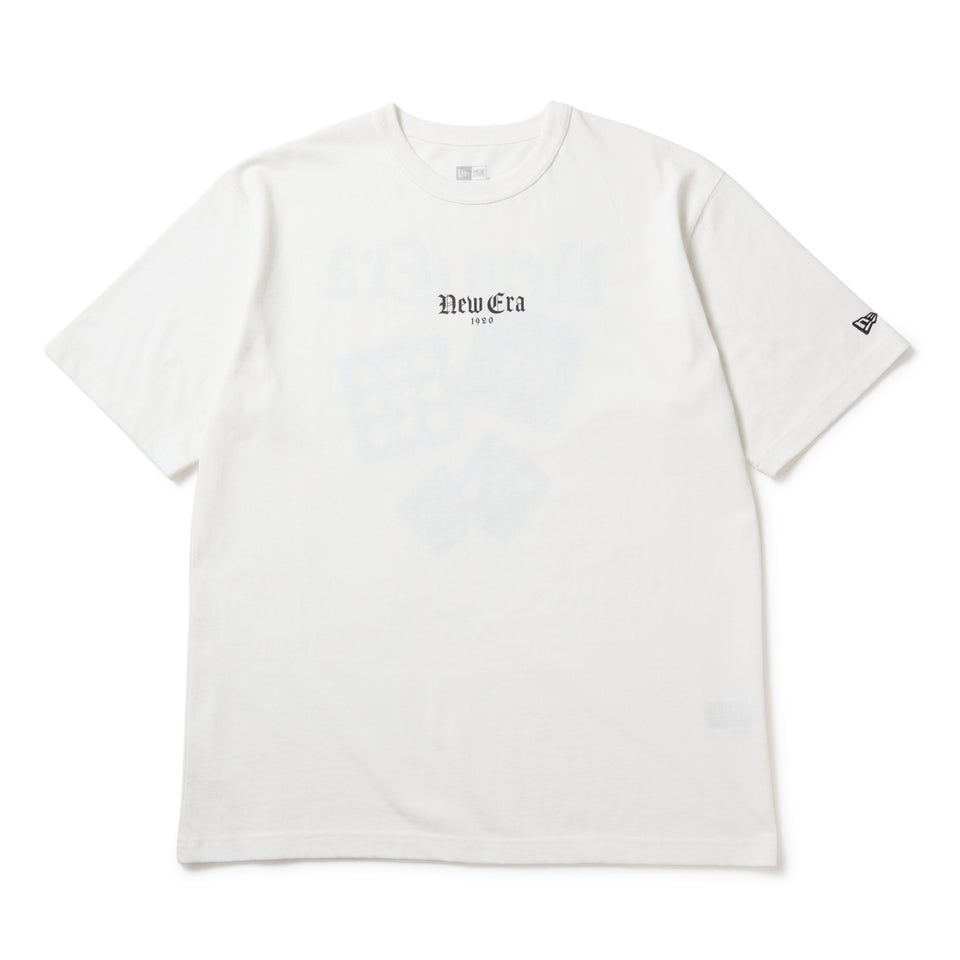 半袖 ウォッシュド コットン Tシャツ 1920 Dice オフホワイト | NEW ERA ニューエラ公式オンラインストア