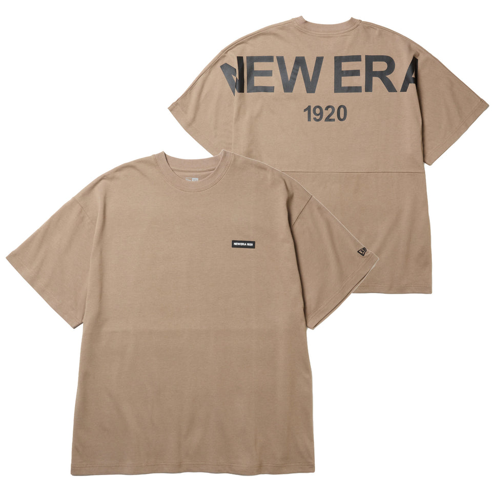 半袖 オーバーサイズド ドロップショルダー Tシャツ NEW ERA 1920 ピューター