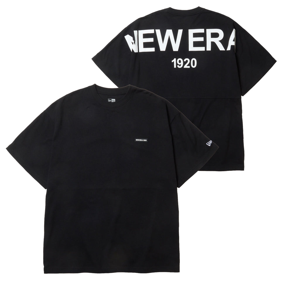 半袖 オーバーサイズド ドロップショルダー Tシャツ NEW ERA 1920 ブラック